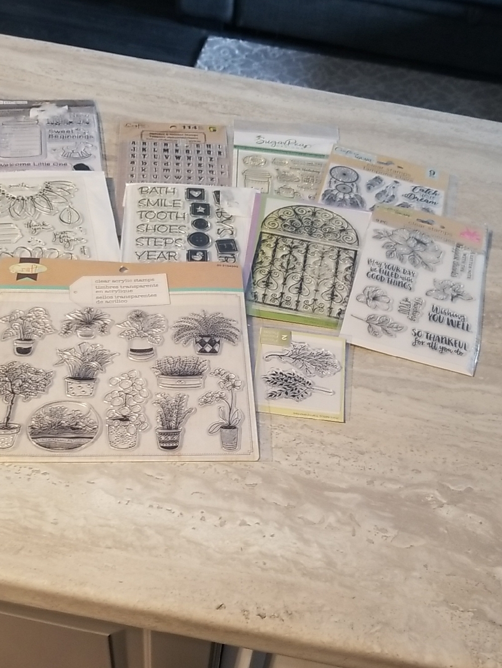 Clear Stamp Lot Scrapbooking